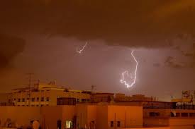 Annual Lightning Strike Overview in Oman